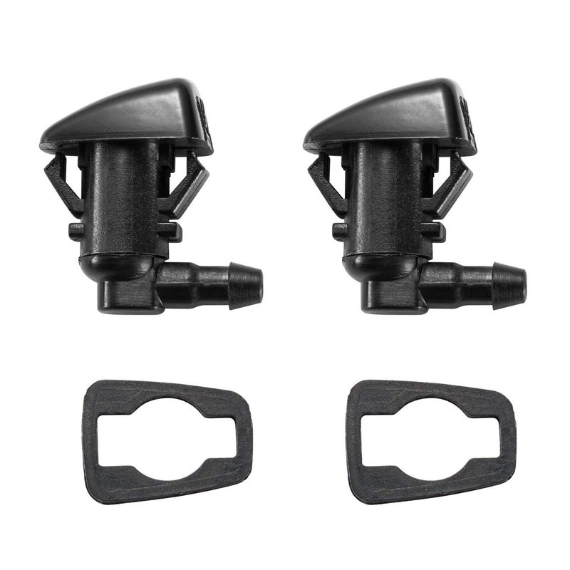 A ABIGAIL Windshield Washer Nozzles for 2007-2011 Ford Edge, 2007-2010 Lincoln MKX Base Sport Premium Sport Replaces OEM # 7T4Z-17603-A 8S4Z-17603-AA, Spray Jet Kitï¼ˆPack of 2ï¼‰ - Image 1